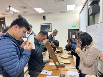 林業保育署臺中分署為了解學員學習成效，於課程結束後進行測驗 